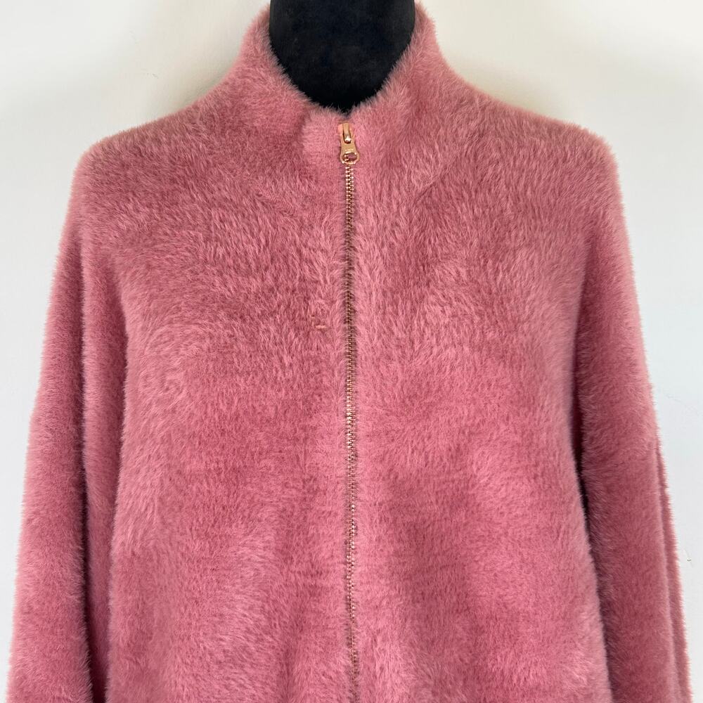 Maeve Anthropologie Kalista Eyelash Full-zip Sweater Jacket, Sz M